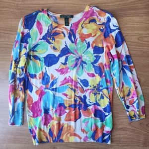 Lauren Ralph Lauren SWEATER Floral M